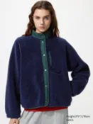 【UNIQLO】女裝 毛絨刷毛拼接外套 487594