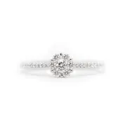 【One Only】最白D色 14K金 0.31ct 白金 天然鑽石(Lydia‘s Dream 鑽石戒指)