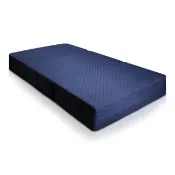 【潮傢俬】單人加大 二代目日式三折獨立筒彈簧床墊3.5尺超厚23cm W105*D190*H23cm 藍