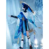 新款特價原神周邊特價衣服流浪者散兵cos服同人衍生cosplay二次元服裝斗笠假發