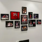 全球選品1館 生活百貨 NBA籃球星喬丹海報掛畫宿舍臥室酒吧體育裝飾畫背景照片牆相框牆