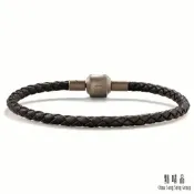全新正品｜周生生手環 點睛品Charme 配繩手環 真皮 羊皮手環 細版 深咖粉藍 周生生配繩五色繩 黃金串珠 男女通用