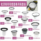 乾濕兩用吸塵器專用隔塵袋 不織布濾袋 工業用隔塵濾袋 潔臣 力山 東芝 洁霸.. 副廠 台灣現貨 居家達人4C01A-J