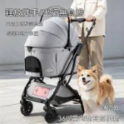 🔥新品上市🔥MDG寵物專用推車外出便攜小推車遛狗溜貓可摺疊分離中型貓狗推車