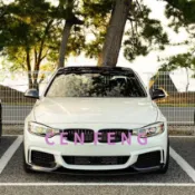 涔峰ＣＦ☆(黑)BMW 4系 F32 F36 MT保桿用 前下巴 定風翼 前下 前唇 前鏟 空力套件