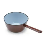 【IBILI】西班牙 琺瑯牛奶鍋 棕12cm / 醬汁鍋 煮醬鍋 牛奶鍋