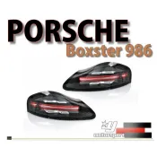 超級團隊S.T.G 保時捷 PORSCHE BOXSTER 986 改 718 樣式 LED光柱 光條 黑框 尾燈