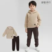 (店+)【CALVIN KLEIN】2-7歲 CK Canvlin Klein 男童 連帽上衣+長褲 套裝組 長袖套裝 童裝 成套組合