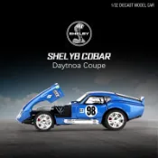 ╭。台灣現貨。╮福特 眼鏡蛇 謝爾比 Ford SHELBY COBAR 聲光回力 彩珀 1:32
