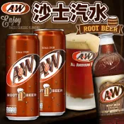 《A&W》夏日解渴！A&W 沙士汽水｜沙士 汽水 麥根沙士｜泰國 麥根 麥根汽水 飲料 氣泡飲 碳酸飲｜大掌櫃團購