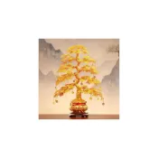 (店+)DIY 手工鋁線編織金錢樹 招財樹 搖錢樹 招財擺飾 風水擺件 開幕送禮 手工發財樹店鋪招財傢居裝飾擺件