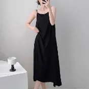 【K.W.】韓國空運輕棉麻藍色蕾絲高品質免穿搭洋裝(小香風/輕量涼感/洋裝/休閒/日系/通勤/渡假)