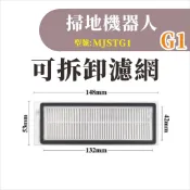 【專賣小米掃地機配件】米家掃拖機器人G1 帶框濾網 內置濾網 米家石頭掃地機 掃地機器人 副廠 配件 耗材 MJSTG1