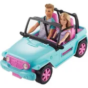 二手🌍 MATTEL美泰兒 Barbie芭比娃娃 - 與肯尼旅行車 吉普車