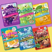 (店+)【CHARA 微百貨】日本 bourbon 北日本 QQ 長條 軟糖  葡萄 可樂 蘇打 檸檬 楊枝甘露