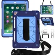 臺灣現貨保護套 軍規級 防摔殼 旋轉支架 矽膠 全包邊 硬殼 適用iPad Air 9.7 2018 Air3 Pro1