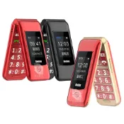 (店+)【Benten 奔騰】F60 Plus 雙螢幕4G折疊手機 F60+ 老人機 原廠標配 VoLTE Type-c 大螢幕大按鍵