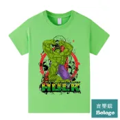 綠巨人浩克Hulk衣服兒童短袖T恤上衣純棉打底衫