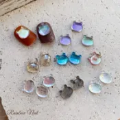 Rainbow Nail 美甲極光小熊 D18-D28  美甲飾品 美甲鑽