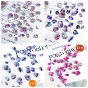 Rainbow Nail K9 美甲尖底鑽 異形鑽 混合鑽 美甲飾品