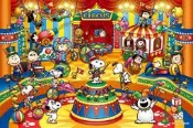 11-590 絕版1000片日本進口拼圖 SNOOPY 史努比馬戲團公演