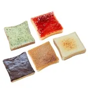 【美食村】元氣厚片吐司盒 任選4盒-4入/盒(濃醇可可/顆粒花生/大湖草莓/巴西里香蒜/天然奶油奶酥)