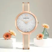 SWAROVSKI 施華洛世奇 Crystalline Delight 璀璨晶鑽女錶 手錶-34mm 送禮 禮物 推薦(5642218)