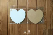 【拼圖貓】199 - 原想 纏繞畫卡 愛心 4入 KPS-09