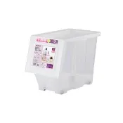 【HOUSE 好室喵】雅典娜下掀式整理箱-17L(透明)-6入 (MIT台灣製/斜取式/斜口箱/整理箱/儲物箱)