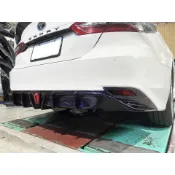 特價 豐田 八代 CAMRY 專用 運動版 雙單出 鋼琴烤漆黑 後包圍 附尾燈 後保桿 後下巴 雙邊單出
