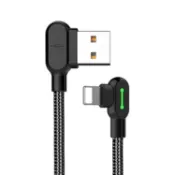 【JC科技】【Mcdodo麥多多】iPhone充電線 2A快充 彎頭 Lightning傳輸線 紐扣系列 50cm/120cm/180cm/300cm