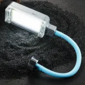 爆亮 50W COB磁吸燈 夾式 自帶電池 蛇管燈 工作燈 充電led燈 汽車工作燈 軟管燈 手持工作燈 工具燈
