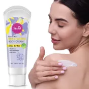 乾裂終結者! RUOAL 乳木果油身體乳 120ML 白色軟管 | 乳木果油甘油 | 72 小時沙漠肌肉緊急治療 0 粘