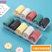 💥臺灣熱賣💥塑料籌碼幣棋牌室專用卡片德州撲克麻將打牌積分卡籌碼獎勵幣套裝