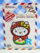 【震撼精品百貨】Hello Kitty 凱蒂貓 KITTY鑽貼紙-地球村系列-俄羅斯娃娃 震撼日式精品百貨