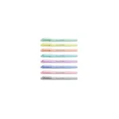 (店+)【Pentel 飛龍】SLW11P 雙頭螢光筆 八色可選 (藍/天藍/綠/黃/橘/灰/紫/粉紅)