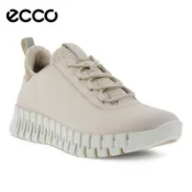 ECCO GRUUV 樂步輕便皮革休閒鞋 女鞋 厚底避震 真皮平底鞋 (石灰白)