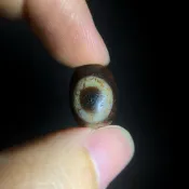 阿卡 日月星辰天珠 / 寶源天珠 桶珠手串 天珠圖騰 DIYdiy設計配件 天然瑪瑙玉髓礦石 藏傳佛教