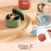 現貨 矽膠方形奶嘴盒【食品級硅膠】LR0354▸奶嘴保護盒▸奶嘴收納盒▸外出奶嘴收納▸固齒器收納▸零食盒▸米餅盒