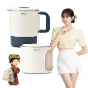 (店+)【HYD】5in1輕旅行寬電壓料理快煮鍋(小煮鍋)D-526(不銹鋼/雙電壓)附收納袋