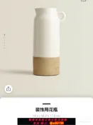 家家好購 【台灣公司 可開發票】咱_Zara Home北歐復古陶瓷花瓶插花花器水培家居軟裝擺件現代簡約