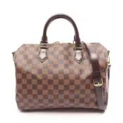 【DOKODEMO】[二手]LOUIS VUITTONSpeedy Bandoulière 30 手提包，Damier Ebene，2-Way，N41367，PVC 塗層帆布，皮革。