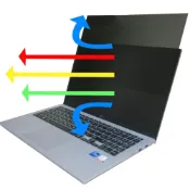 (店+)【Ezstick】LG Gram 15 15Z90P 防窺片｜檔片式固定設計｜防藍光/防眩光｜左右或四向視角選擇｜360度/四向視角防窺