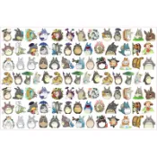 [55片]雙透2cm 0.3cm厚度 亞克力片片 龍貓 ghibli 手工DIY材料卡通片片批發