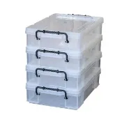 【KEYWAY】聯府床底整理箱5.9L-4入沙發收納箱K13