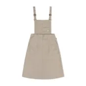 CONVERSE RIPSTOP BIB DRESS VINTAGE CARGO 吊帶裙 女 卡其色-WCH677-X9V