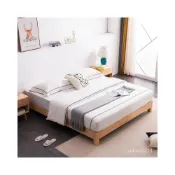 (店+)北歐簡約 免運 北歐日式榻榻米無床頭實木床架現代簡約無靠背排骨架床主臥低床 WFUY