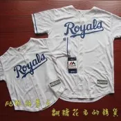 美國官網MLB大聯盟棒球球衣正品majestic皇家隊Royals田中將大王建民兒童小孩嬰兒寶寶親子全家福套裝