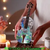 【可開發票】小提琴藍牙飄雪音樂盒八音盒水晶球兒童生日禮物擺件聖誕節裝飾品