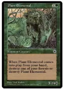 魔法部屋MTG單卡售Portal入門 一版 Plant Elemental 植物元素 【英文NM】